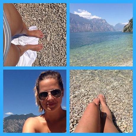 Enjoyed some great days at #lagodigarda ☀ #vacation #vacationmode #travel #urlaub #lake #lakegarda #lagodigarda #gardasee #girl #legs #fromwhereistand #sun #summer #sunnies #rayban #water #clear #blue #beautiful #blog #blogger #fashionblogger #fashionblog