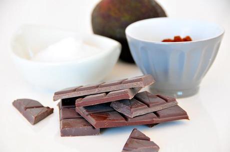 Dunkle Schokolade-Avocado-Trüffel vegan & fructosearm