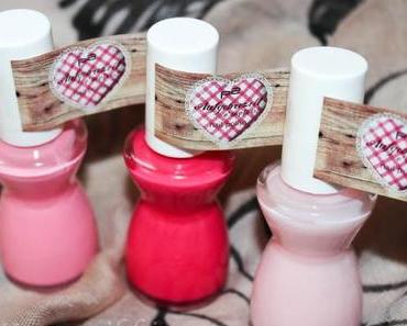 p2 Aufgebrezelt Limited Edition Nail Polish, Nagellacke 010 wiesntraum, 020 flirtlaune, 030 schürzenjagd