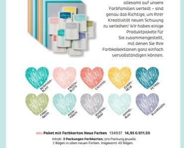 Die neuen Farben im Stampin up Katalog