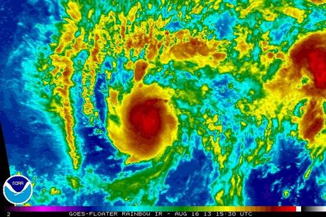Tropischer Sturm PEWA, Pewa, Pazifische Hurrikansaison 2013, aktuell, Satellitenbild Satellitenbilder, Vorhersage Forecast Prognose, August, 2013,