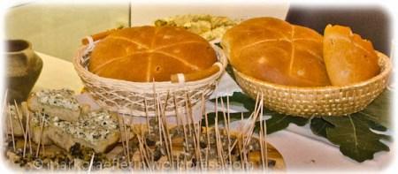 römisches Brot, nach alten Überlieferungen von der Bäckerei Kirschner gebacken