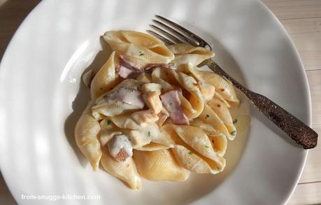 Pasta mit Steinpilzen & Ricotta-Sosse