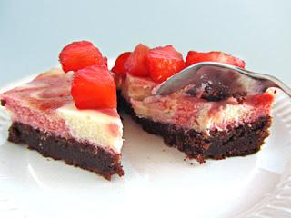 Strawberry Cheesecake Brownies