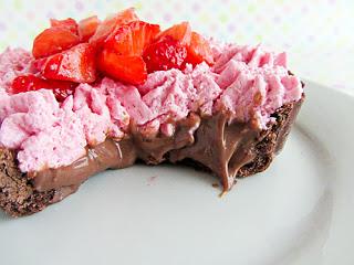 Schoko-Erdbeer-Tartelettes