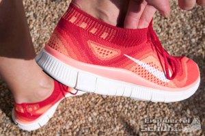 Auf Lauf- & Bootstour mit dem Free Flyknit von Nike