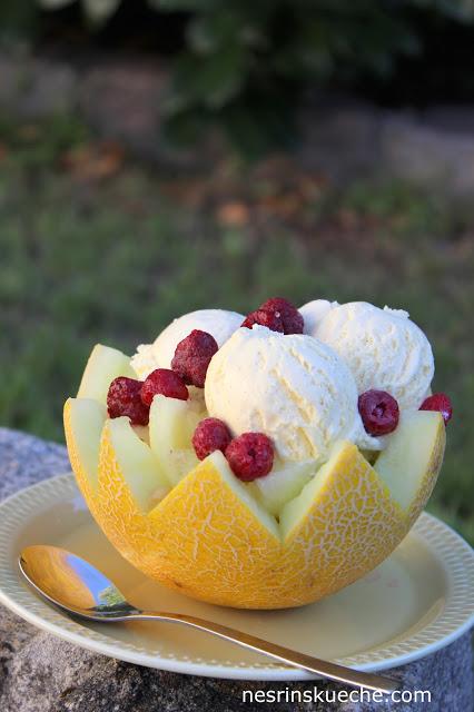 Kavun Canaginda Dondurma / Eis in Melonenschale