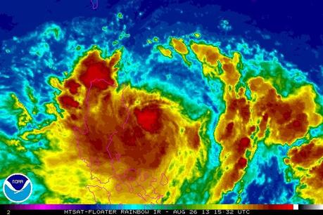 Tropischer Sturm KONG-REY (NANDO), Kong-Rey, Nando, aktuell, Japan, Philippinen, Taiwan, Taifunsaison 2013, Satellitenbild Satellitenbilder, Vorhersage Forecast Prognose, August, 2013,