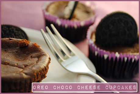Oreo Choco Cheese Cupcakes