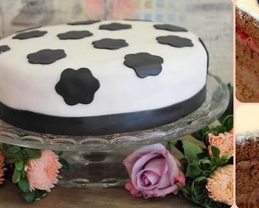 Schokoladentorte mit Himbeeren