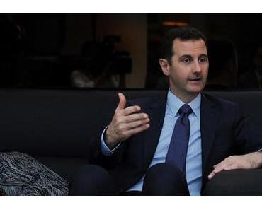 Baschar al-Assad im Interview für "Izvestia"