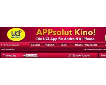 UCI Kinotickets online bestellen