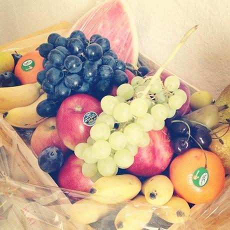 Großer Obstkorb Früchte Instagram
