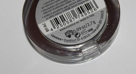 Getestet und geswatcht: essence metal glam eyeshadow 08 n’ice frosting