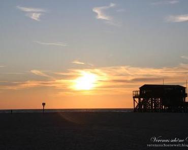 Wordless/Wordful Wednesday: A lovely sunset at the Beach of St. Peter-Ording (North Sea)