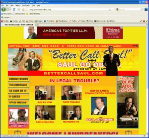Better call Saul Website