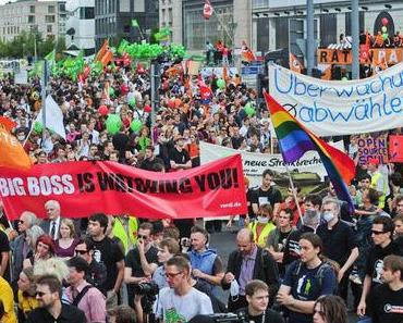 Aufruf zur Großdemonstration “Freiheit statt Angst” 2013 in Berlin