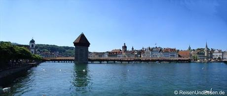 Luzern - Kappelbrücke mit Waserturm