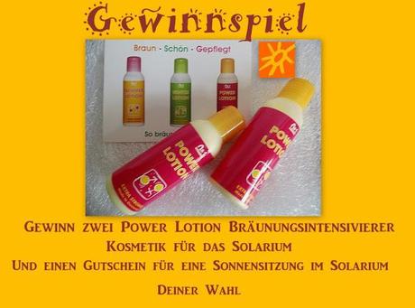 Gewinnspiel, 2 x 2 Joveka Power Lotion und einmal SONNEN im Solarium deiner Wahl