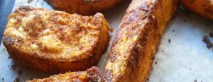 Süßkartoffel-Ecken-gebacken © Taco