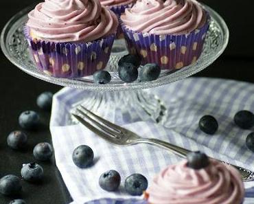 Sonntagssüßes Vergnügen: Blueberry-Cupcakes