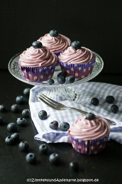 Sonntagssüßes Vergnügen: Blueberry-Cupcakes