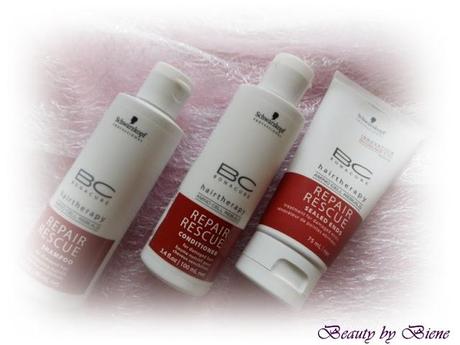 Shopvorstellung haircenter24.de & SCHWARZKOPF BC BONACURE Repair Rescue Shampoo, Aufbau Conditioner, Rescue Sealed Ends im Test