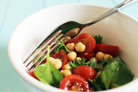 Probiert: Tomaten Kichererbsen Salat von Shelikes