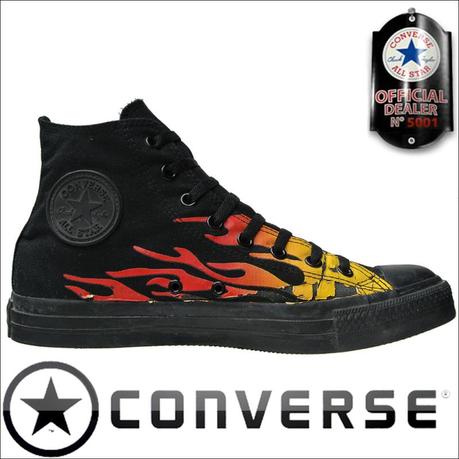 Converse Chuck Taylor All Star Converse Chucks 1Q069 Flames