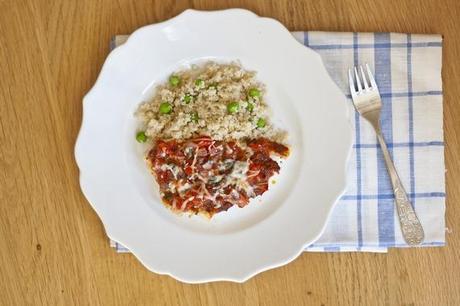 Überbackener Tomaten Fisch mit Kapern Butter | meinkleinergourmet.de
