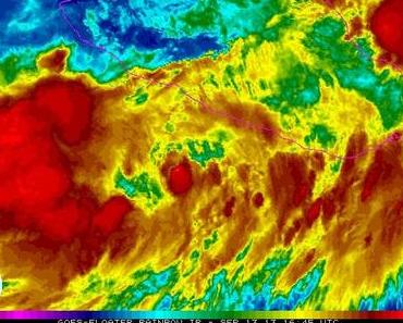 Tropischer Sturm MANUEL bei Mexiko