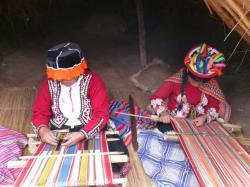 Quechua Weberinnen in Peru