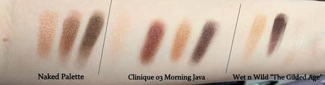 Review: Clinique shadow quad 03 morning java - Amu und Dupes