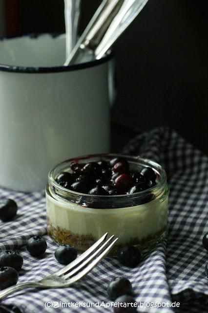 White-Chocolate-Cheesecake-Blueberry-Dessert... Neue Variante für alle Cheesecake-Freaks!