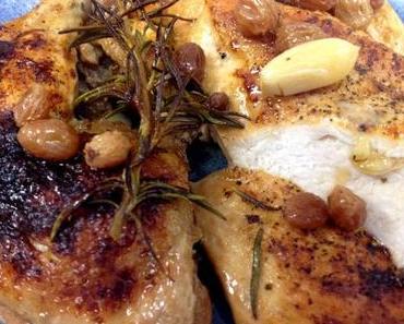 Hähnchen in Prosek, oder nach Ariane: “Zum Schnurrbart ablecken”