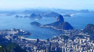 Blick auf die Küste von Rio