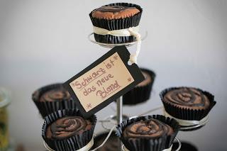 sweet table: Mini & Double Chocolate Muffins