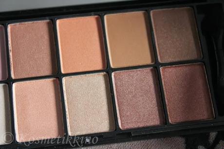NYX 10 Color Eyeshadow Palette Catwalk, Fotos, Swatches