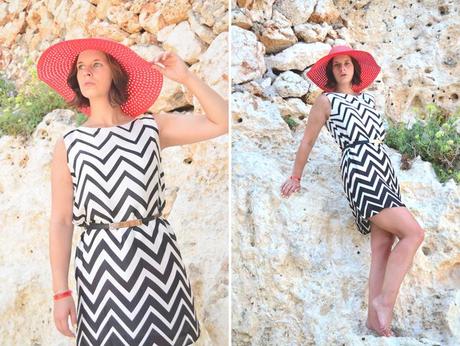 Malle Look_Mallorca_Outfit_Look_Fashion_Kleid_gdm_Hut_Sommer_Urlaub_Annanikabu_Collage