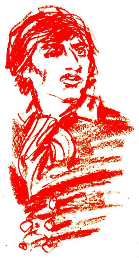 Jean Paul Marat, einer der führenden Köpfe der Französischen Revolution, wurde am 24. Mai 1743 geboren. Zeichnung: ARTus