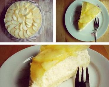 Apfeltorte mit Quark-Sahne-Füllung