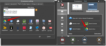 Screenpresso: Version 1.4.2 bringt Google Drive Integration und Button zum Anpinnen an den Desktop