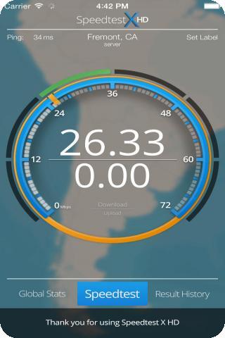 Speedtest X HD iphone apps