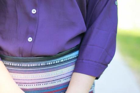 OUTFIT | Jaquard Pattern Skirt