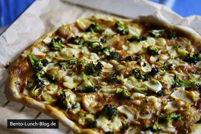 Rezept: Kare Pizza / Japanische Currysauce mit Gemüse