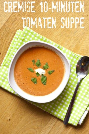 Cremige 10-Minuten Tomaten Suppe | Mein Kleiner Gourmet