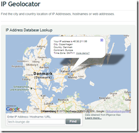 IP Geolocator: Serverstandort der eigene Webseite suchen