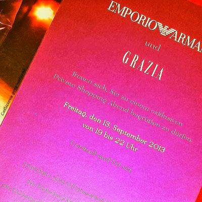Grazia Shopping Event bei Emporio Armani