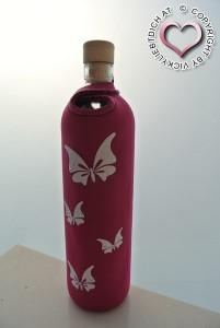 Meine neue Trinkflasche aus Glas mit Swarovski Elements