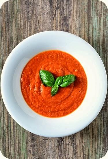 Suppe von ofengerösteten Tomaten oder auch: beste Tomatensuppe ever!